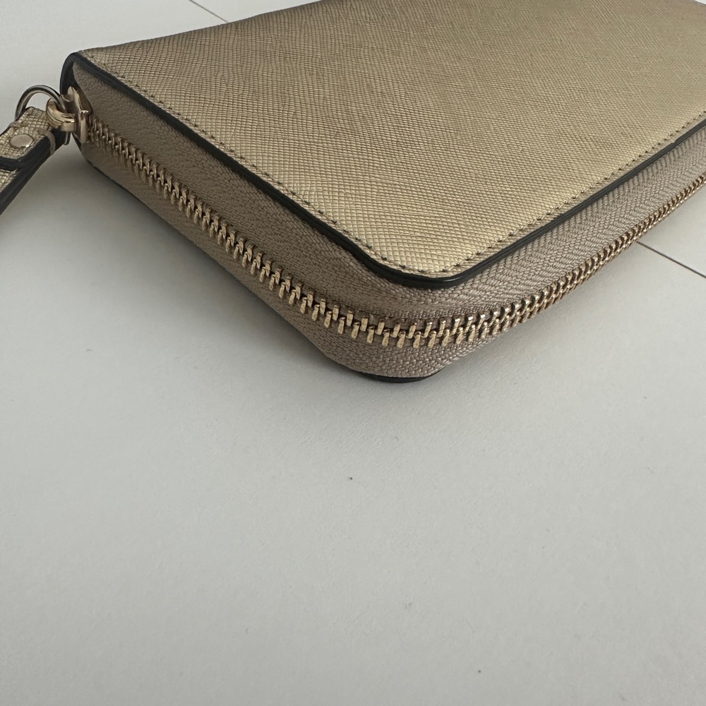 Kate Spade Gold Wristlet Wallet - Picture 8 of 11